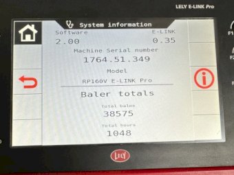 2017 Lely Welger RP 160 V Xtra Round Baler