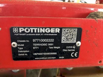 Pottinger 3001 Terradisc
