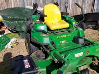 2013 John Deere Z710A Zero Turn Mower and Trailer