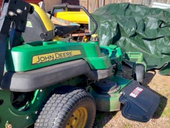 2013 John Deere Z710A Zero Turn Mower and Trailer