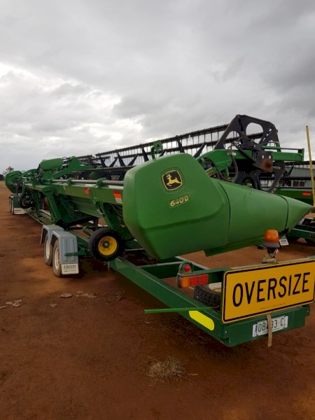 2012 John Deere 640D Header Front
