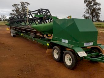 2012 John Deere 640D Header Front