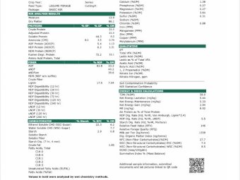 Lucerne Hay Second and third cut