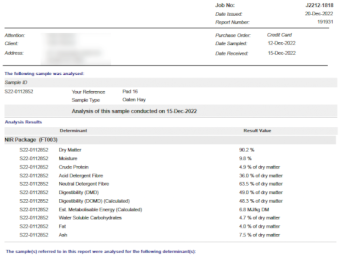 500mt Oaten Hay 650kg+ 8x4x3 Bales