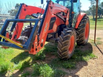 2021 Kubota M9540 with QVX36 Loader
