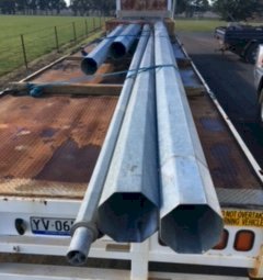 Galvanised Ingal Light Poles