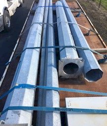 Galvanised Ingal Light Poles