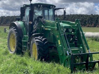 ## Price Reduction ##  2018 John Deere 6125M Tractor with 632R FEL