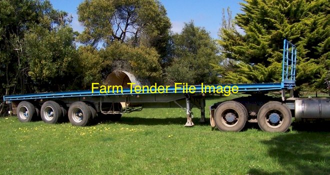 WANTED 45ft Flat Top Semi Trailer with Bogie Dolly