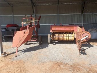 ## Price Reduction ##  New Holland Baler and Bale Loader