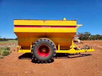 2010 Yellow Steele Steel Chaser Bin
