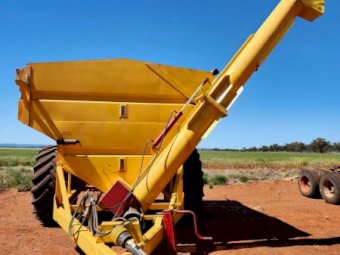 2010 Yellow Steele Steel Chaser Bin