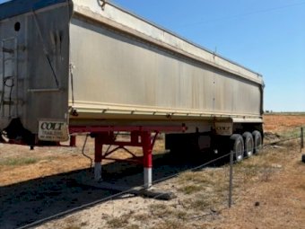 1988 Panther 34ft Aluminium Tipper Trailer