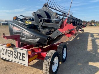 2013 Macdon D60  30ft Windrower Front