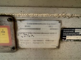 2001 Lusty 19m Tipper Set