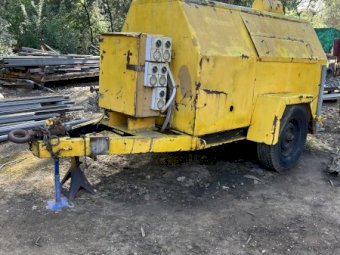 Under Auction - (A237) Portable Generator on Trailer (No GST Applicable) 