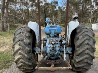 Under Auction - (A237) 1964 Fordson Super Major with Front Dozer Blade  (No GST Applicable) 