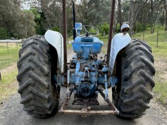 Under Auction - (A237) 1964 Fordson Super Major with Front Dozer Blade  (No GST Applicable) 
