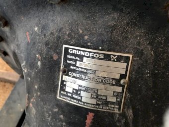 John Deere 6068 Motor and Grundfos pump