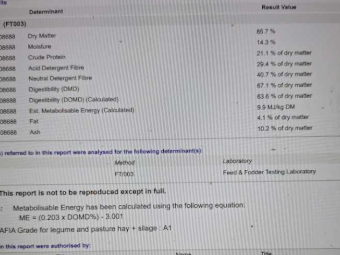 200mt Vetch Hay 600-650kg 8x4x3 Bales (New Season 23/24)