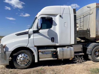 2022 Freightliner Cascadia Primemover with 2017 Byrne B Double Tippers