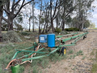 Goldacres Spray Cart with Ground Glider Boom