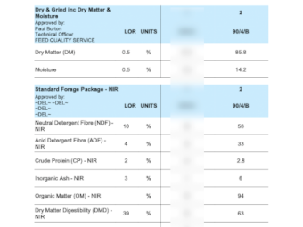 25mt Oaten Rye Hay 550-600kg 8x4x3 Bales