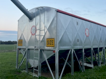 Under Auction - (A238) Easy Field Bin 70 tonne 