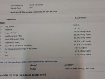 Vetch Hay (23/24 Season)