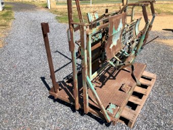 Moffat Virtue Roll over sheep handler