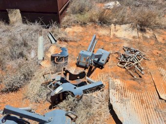 Under Auction - (A240) Agmaster Rotary Harrows covers 48 ft 