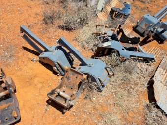 Under Auction - (A240) Agmaster Rotary Harrows covers 48 ft 