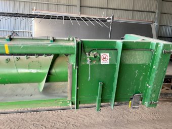 Phillips Swathmaster with Comb Trailer