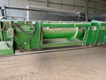 Phillips Swathmaster with Comb Trailer