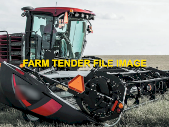 MacDon M1170 Windrower with 35 ft Head