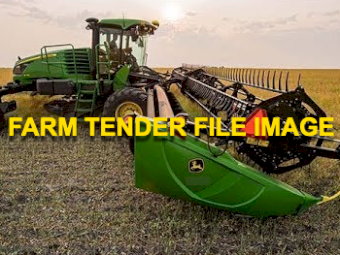 John Deere W170 Windrower with 35 ft Head