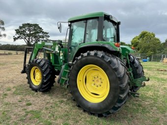 2001 John Deere 6910 130 hp  Tractor with FEL