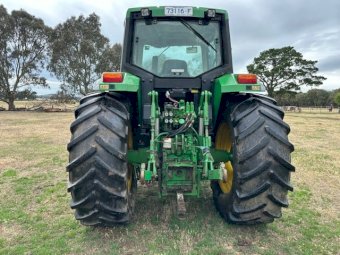 2001 John Deere 6910 130 hp  Tractor with FEL