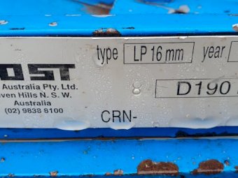 Jost low profile ballrace turntable