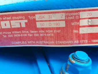 Jost low profile ballrace turntable