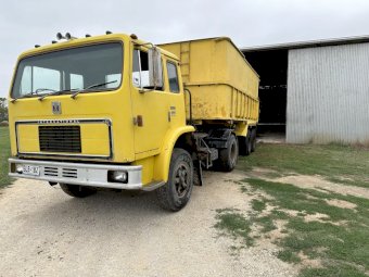1974 International Acco 2150A With Tandem Tri-Axle Semi Trailer