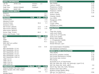 450 x Clover Hay 350-400kg 5x4 Round bales