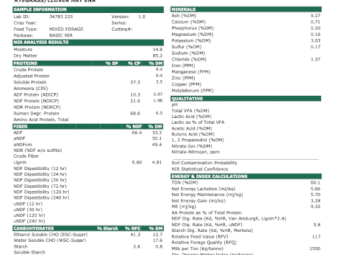 450 x Clover Hay 350-400kg 5x4 Round bales