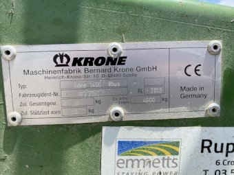 2013 Krone Swadro 1400 Plus Hay Rake