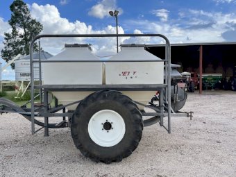 2004 Homan Twin Bin Air cart