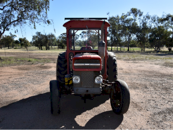 Massey Ferguson 135 with Trimax Mower