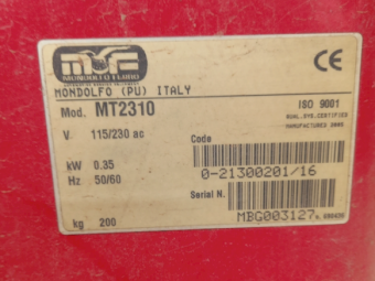 2005 Mondolfo Ferro MT2310 Truck Wheel Balancer