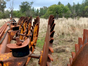 Pederick 8 wheel Stick Rake