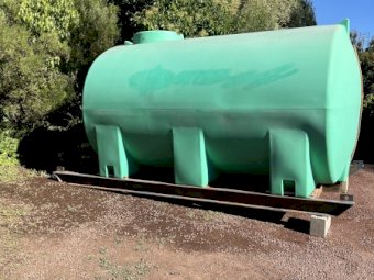 Under Auction - ( A243) 10,000 litre Rapid Spray Water Tank on Skid Frame 
