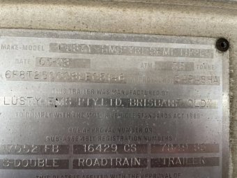 2008 Lusty EMS Aluminium TOA Tipper